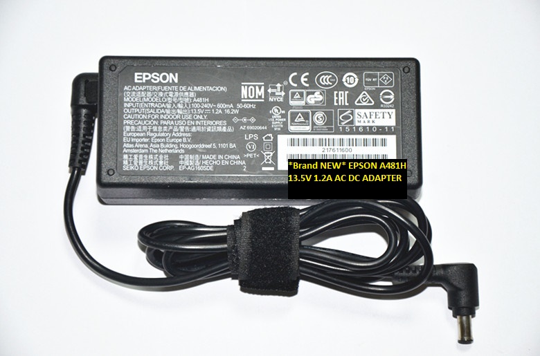 *Brand NEW* EPSON 13.5V 1.2A A481H AC DC ADAPTER